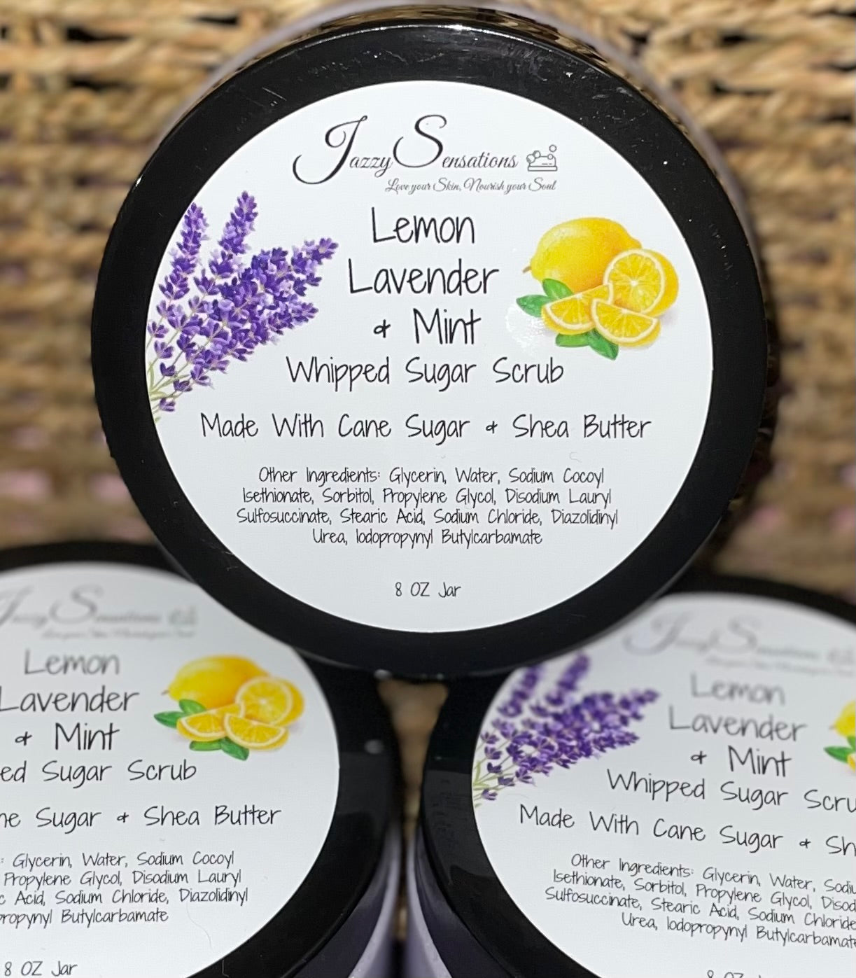 Lemon Lavender & Mint Whipped Sugar