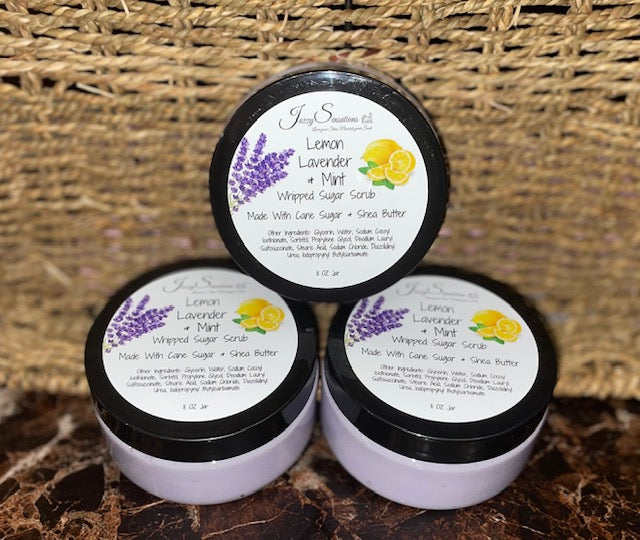 Lemon Lavender & Mint Whipped Sugar
